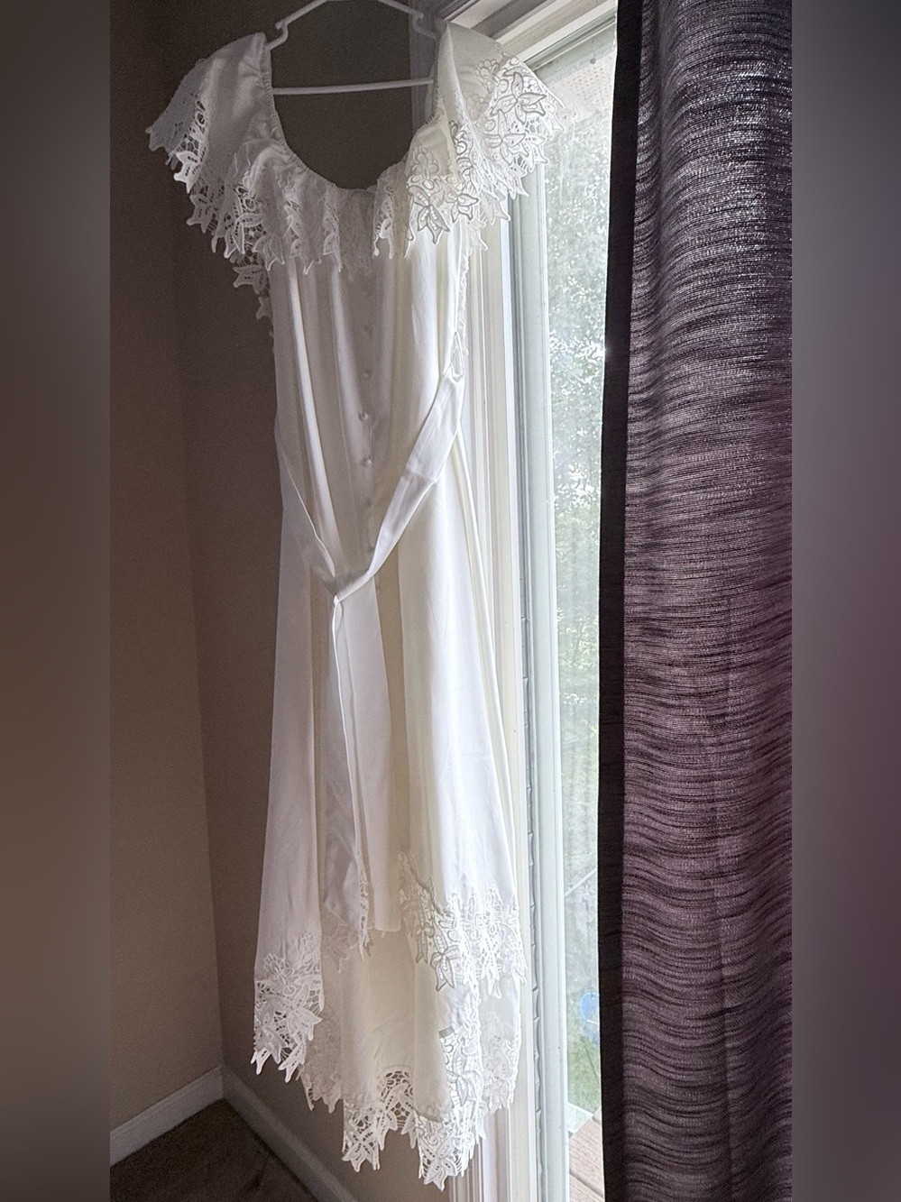 Lukalula Maternity Dress White Lace